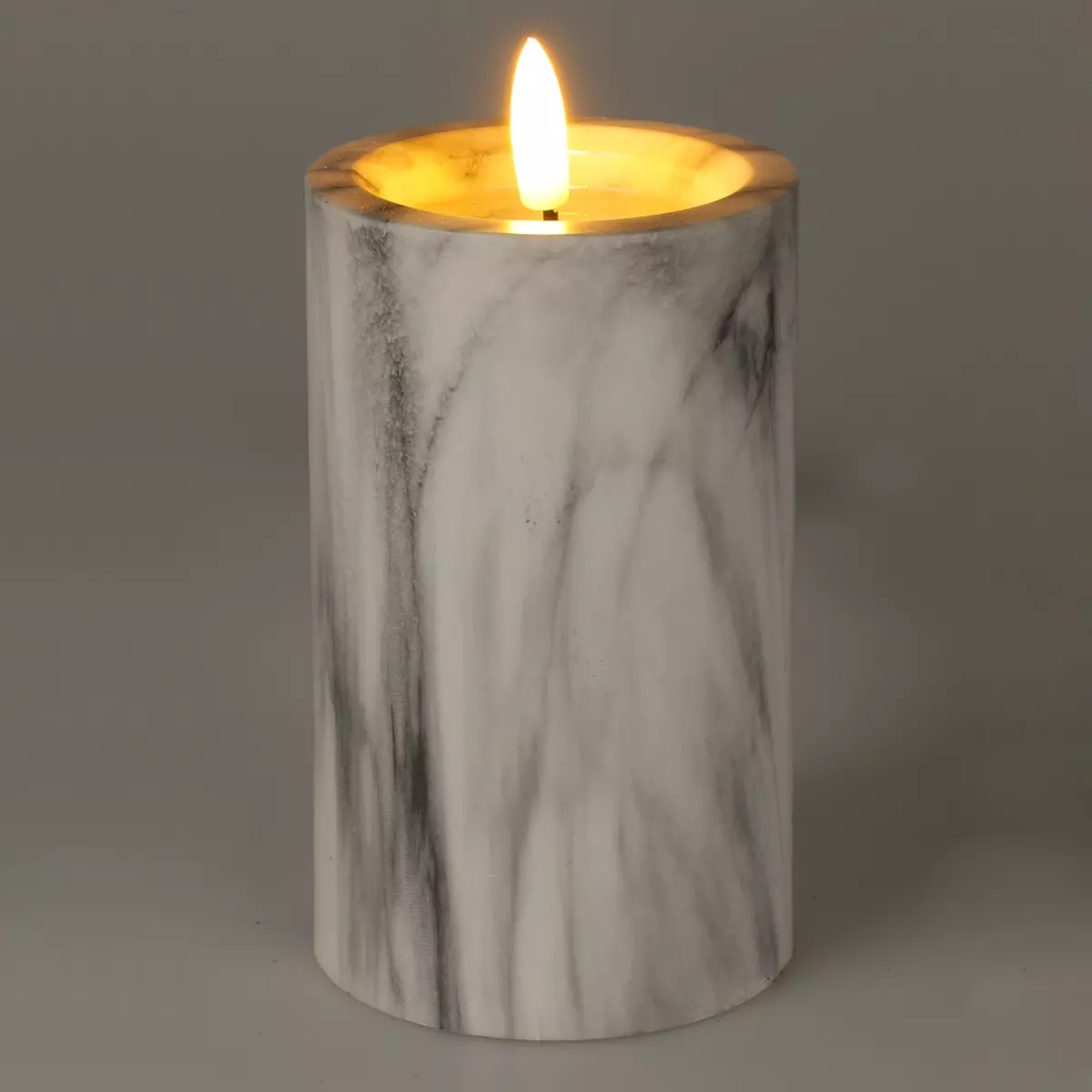 Vela LED a pilas Emma Blanco 1