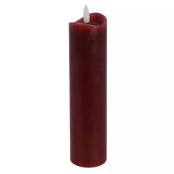 LED kaars Axelle H20 cm Rood 2