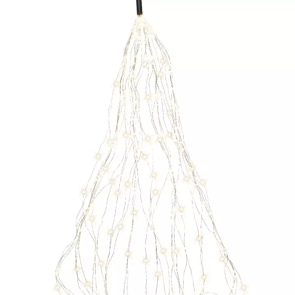 Tenda per albero Flashing light Alt. 2,40 m Bianco caldo 832 LED 8