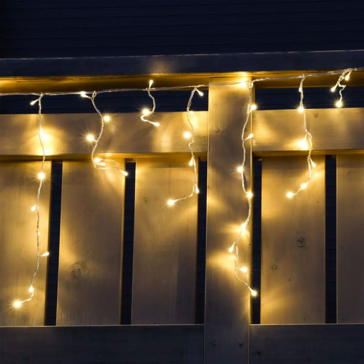 Stalactite lumineuse L17,80 m Stars Blanc chaud 720 LED CT 4