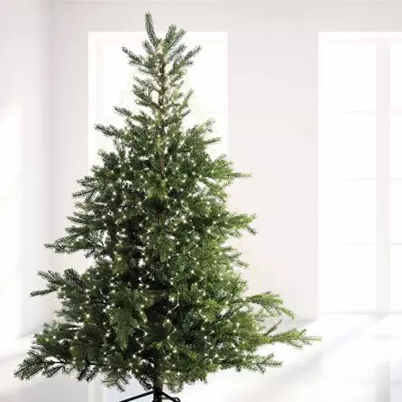 Rideau pour sapin Micro led H2,10 m Blanc froid 672 LED 5
