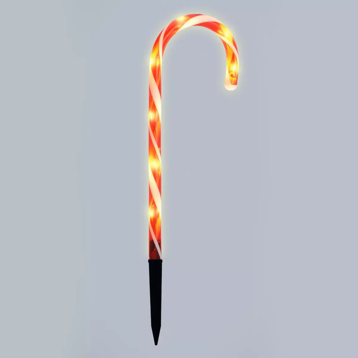 Lot de 8 sucres d'orge lumineux à piles Candy petit format  56 LED 4