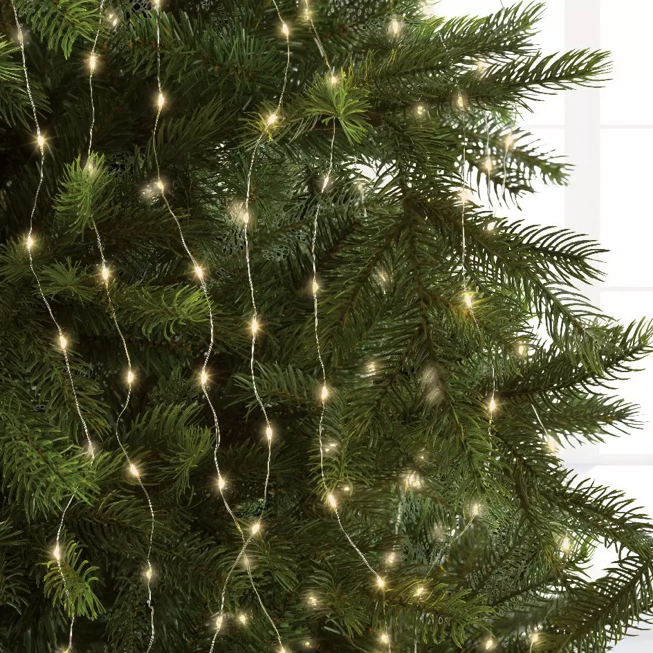 Tenda per albero Alt.2,40 m Bianco caldo 832 LED 4