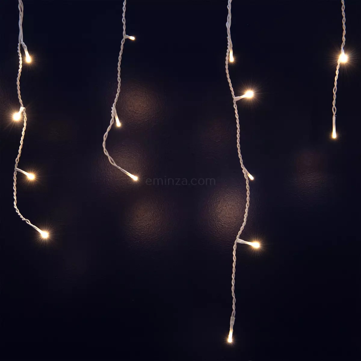 Stalattitie luminosa lung.7,50 m Bianco caldo 175 LED CB 5