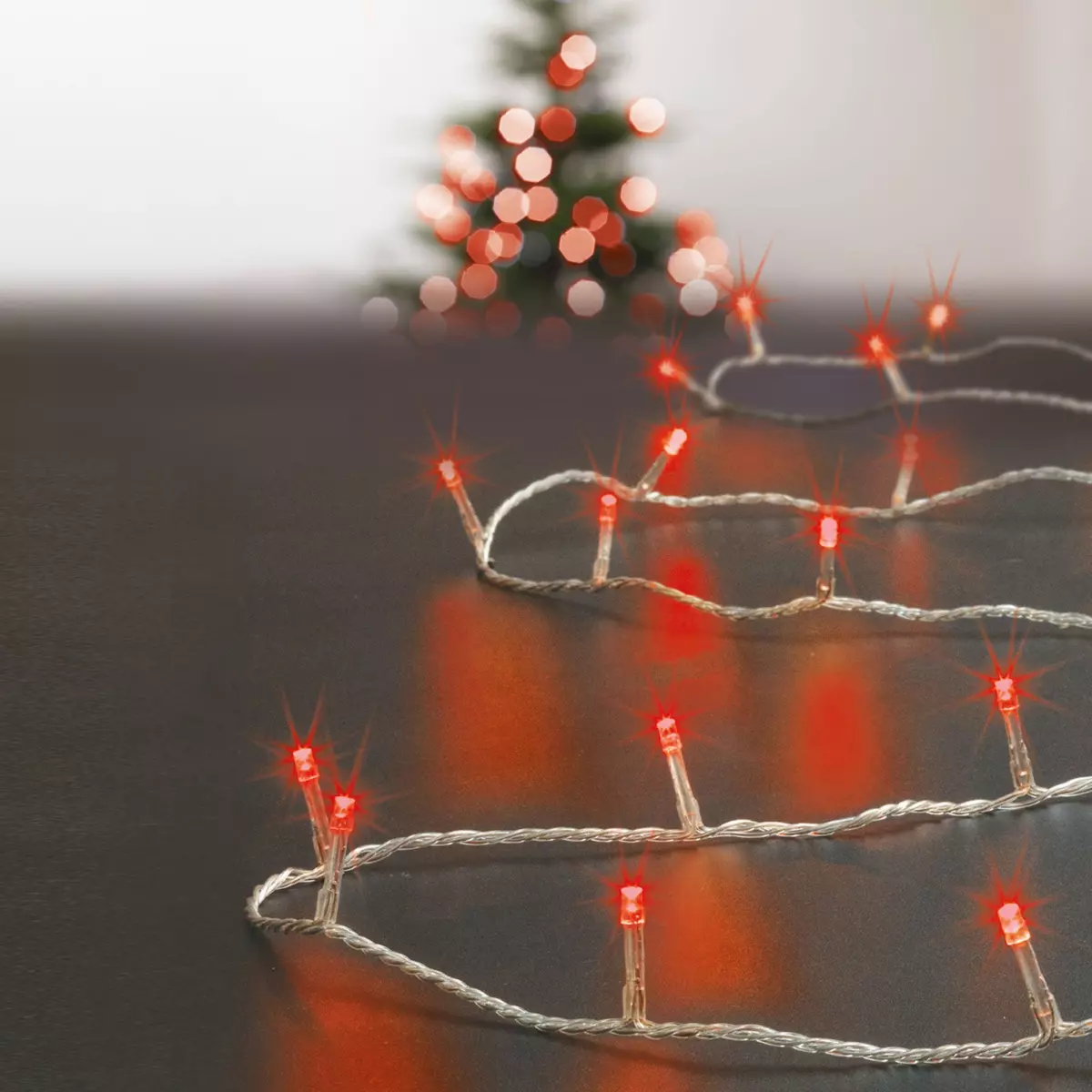 Guirlande lumineuse Timer 30 m Rouge 300 LED CT 1