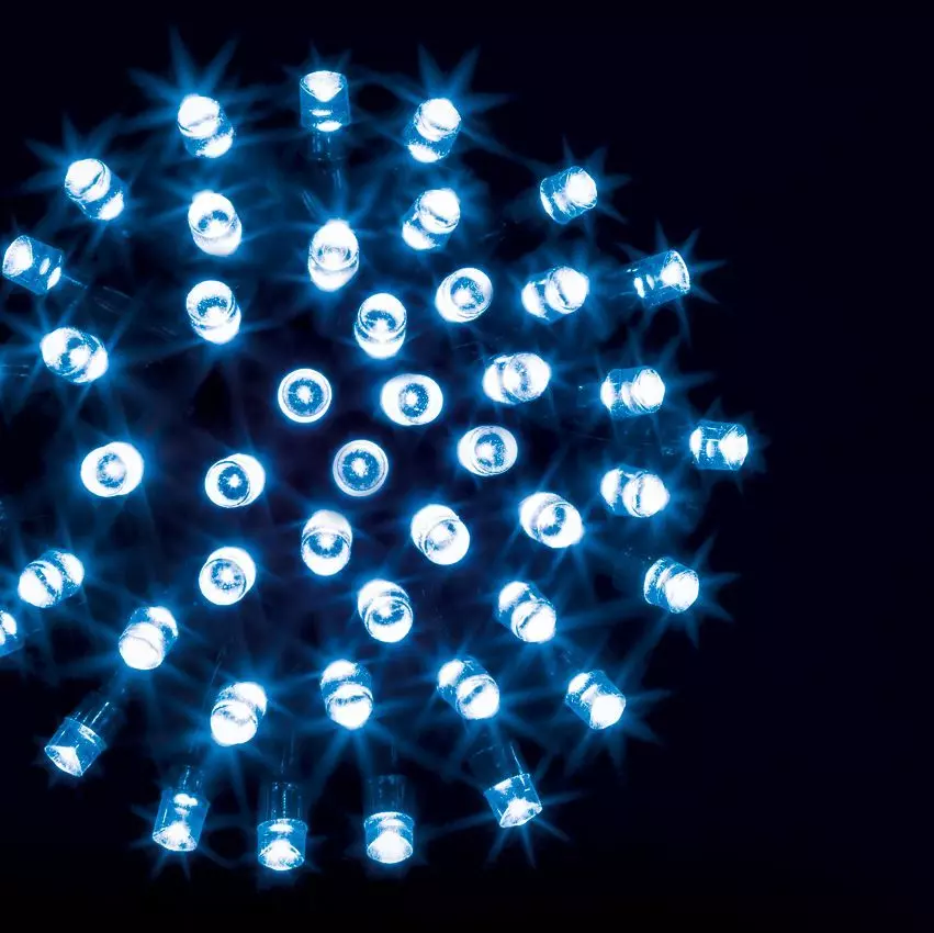 Guirlande lumineuse Timer 30 m Bleu 300 LED CT 2