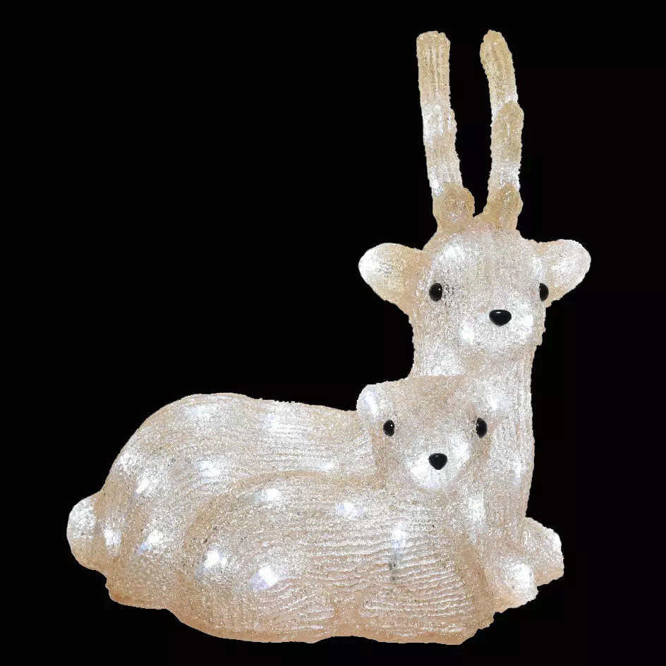 Renne lumineux Filou Blanc froid 50 LED 2