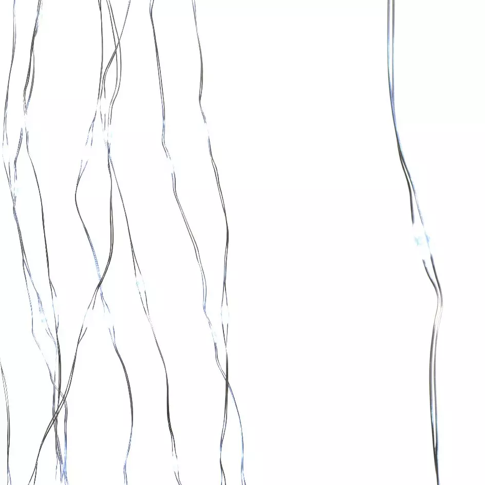 Cortina de luces para árbol Micro led H2,40 m Blanco frío 832 LED 5