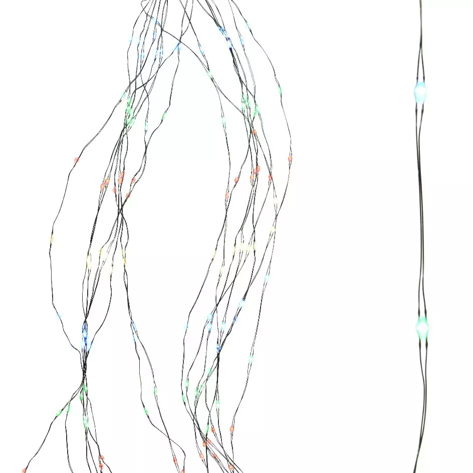 Tenda per albero Alt.2,10 m Multicolore 672 LED 3