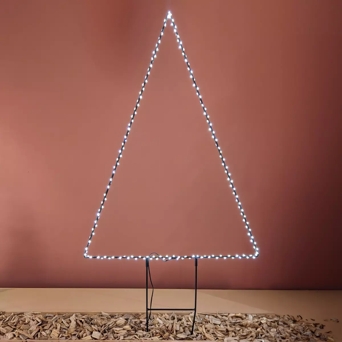 Piramide luminosa Crystal Bianco caldo 180 LED