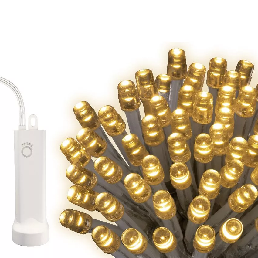 Ghirlanda luminosa Durawise 7,10 m Bianco caldo 96 LED CT 6