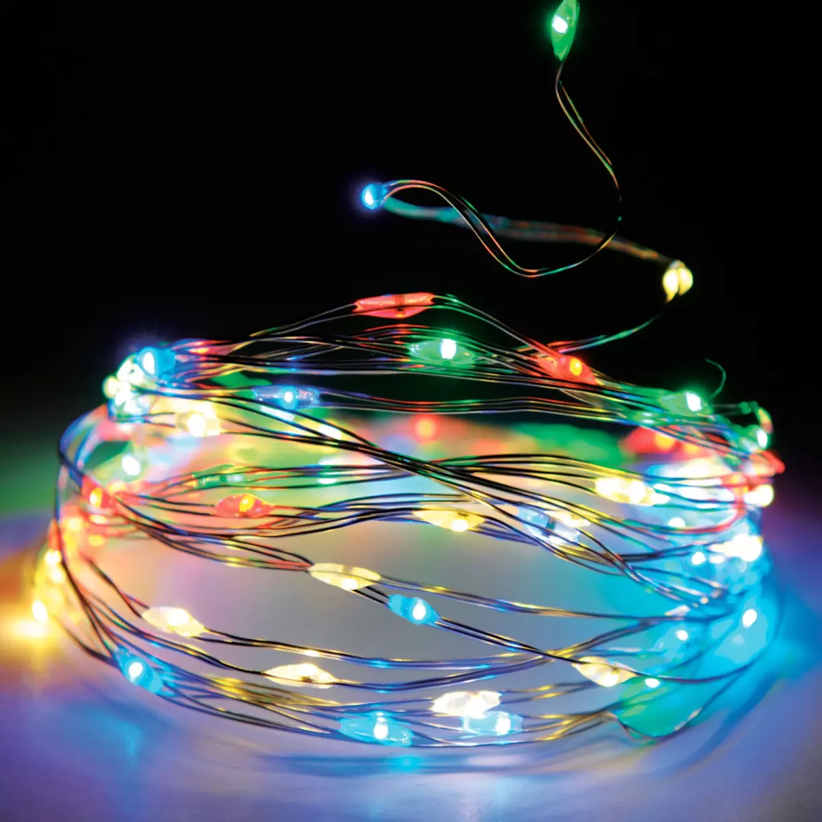 Lichtsnoer Micro LED 5 m Veelkleurig 100 LED KZI 1