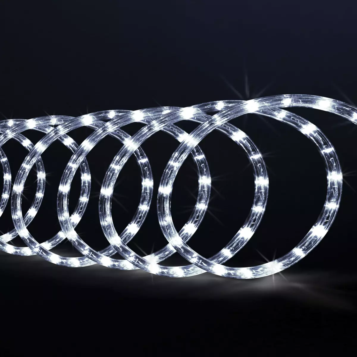Verlichte slang 10 m Koud wit 180 LED 1
