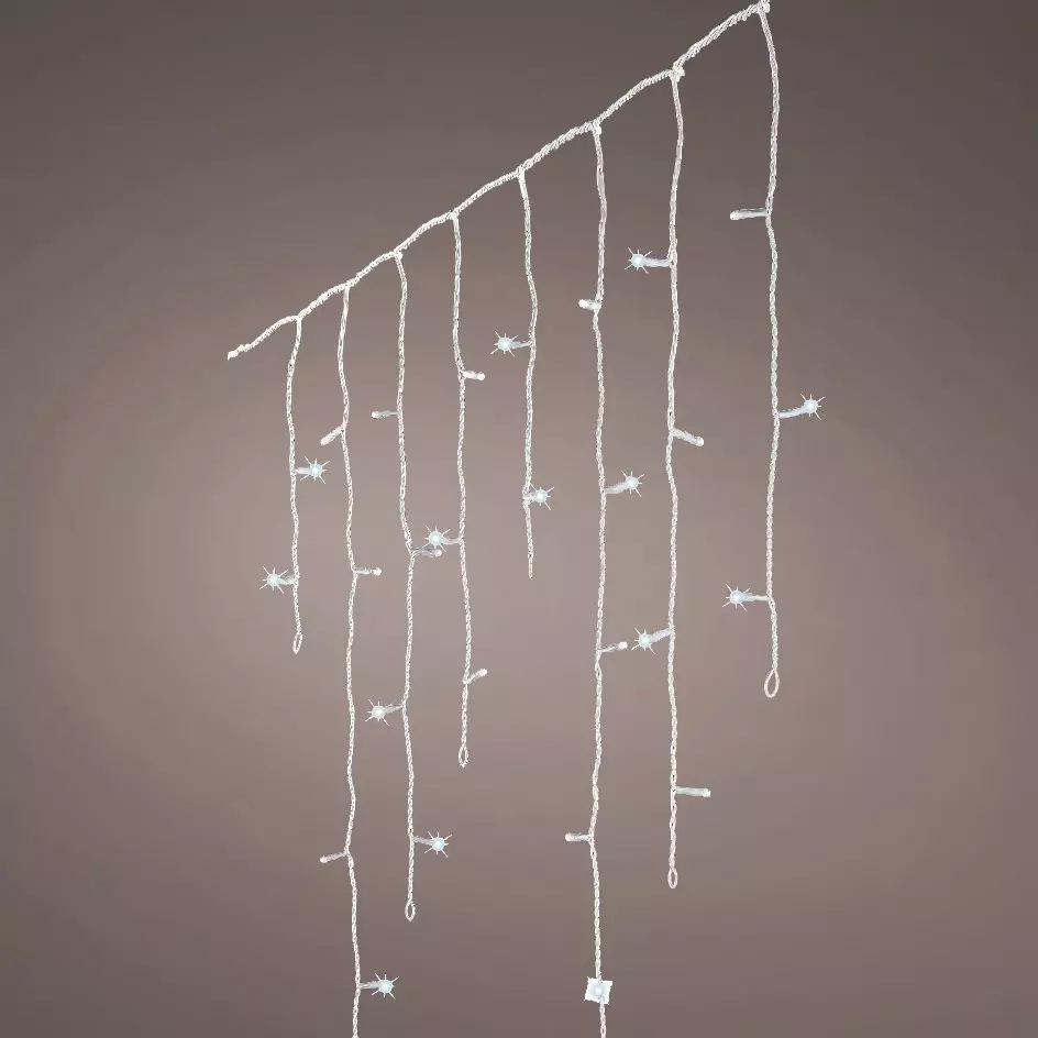 Stalactite lumineuse L17,80 m Stars Blanc froid 720 LED CT 2