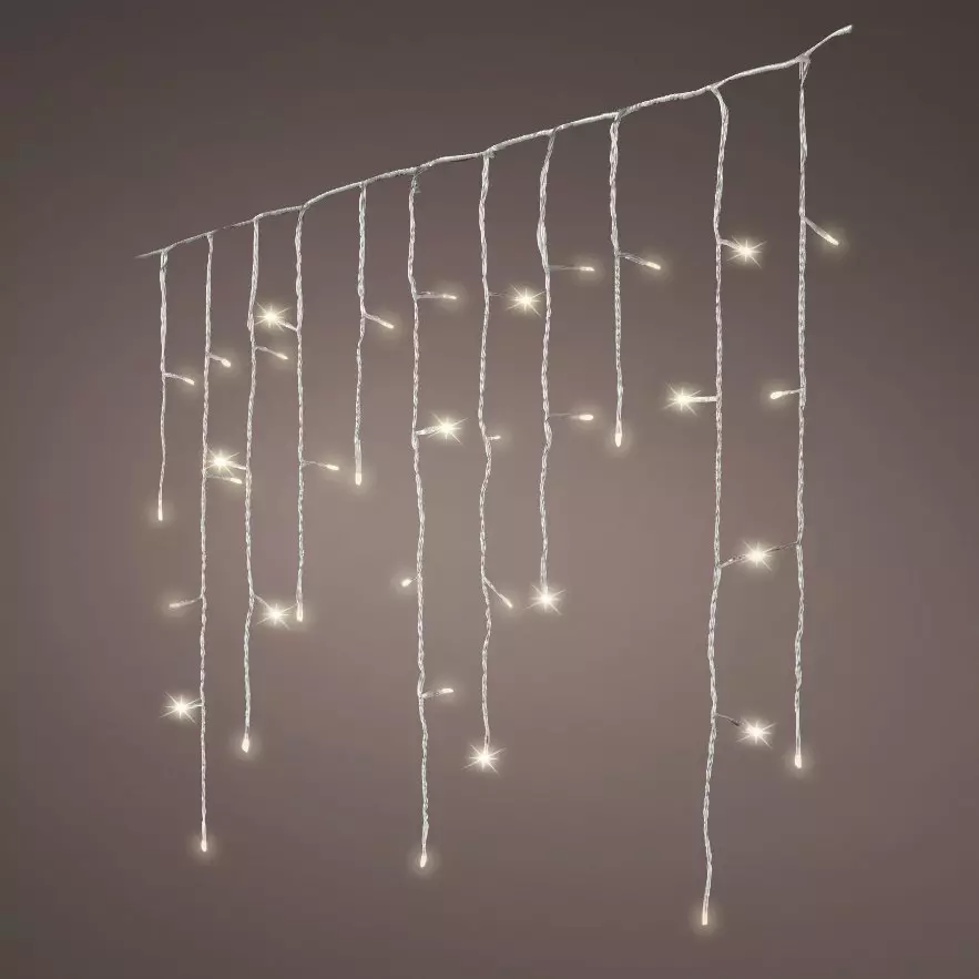 Stalactite lumineuse L11,80 m Stars Blanc chaud 480 LED CT 2