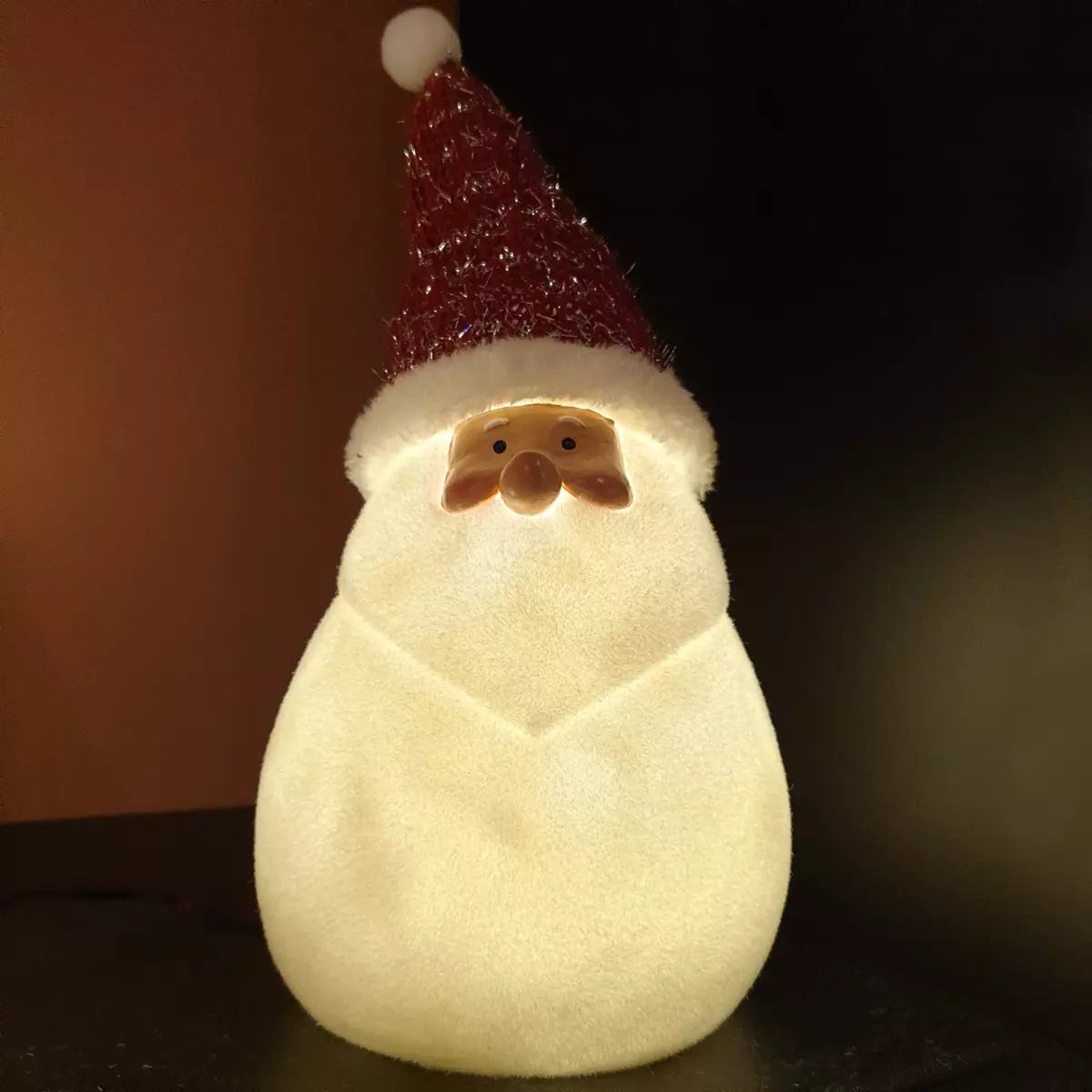 Verlichte Kerstman (batterij) Ennry Warm wit 4 LED 4