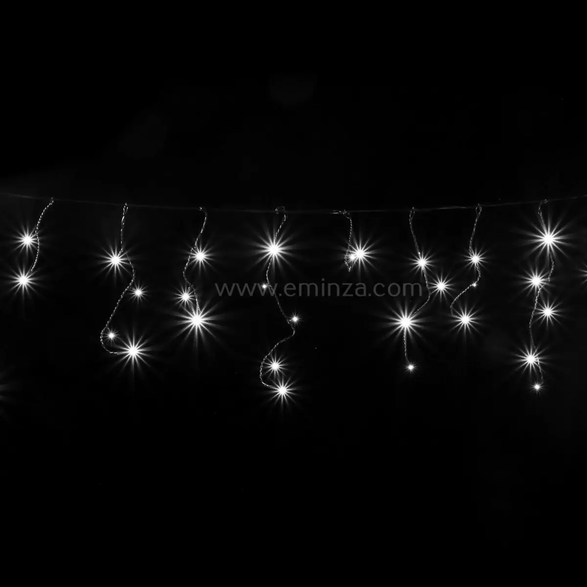 Stalactite lumineuse Stars L5 m Blanc froid 119 LED CN 3