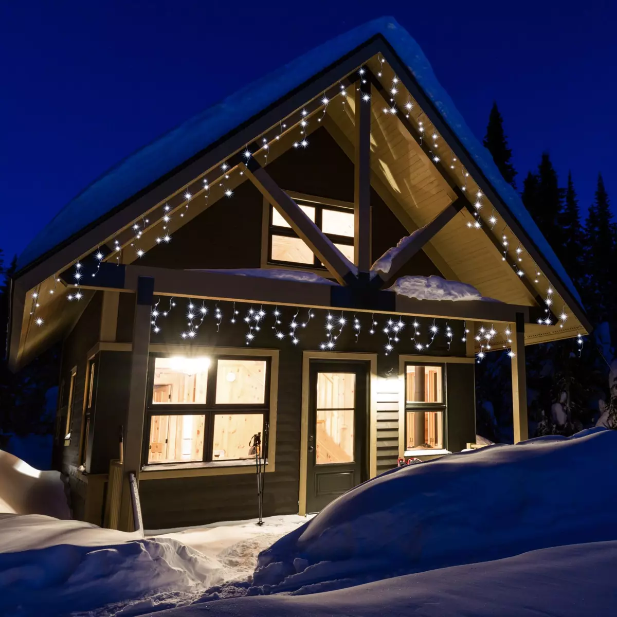 Stalattite luminosa lung.5 m Bianco freddo 119 LED CN 5