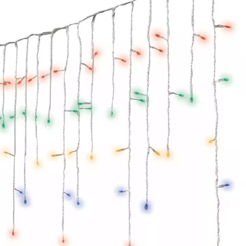 Stalactite lumineuse L7,50 m  Multicolore 175 LED CT 4