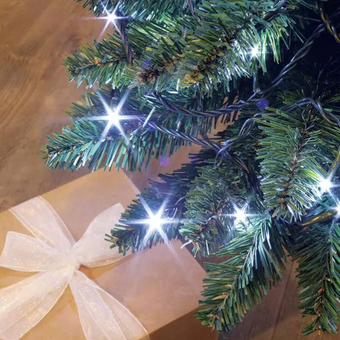 Luces de Navidad Flashing Light 16 m Blanco frío 192 LED 1