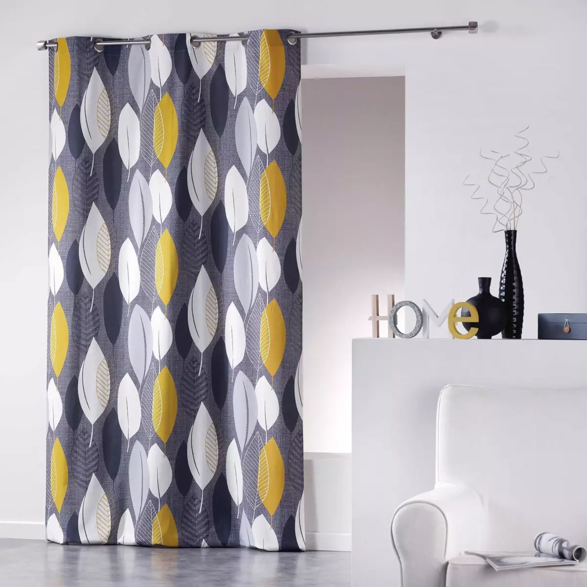 Tenda (140 x 240 cm) Leafy Giallo 1