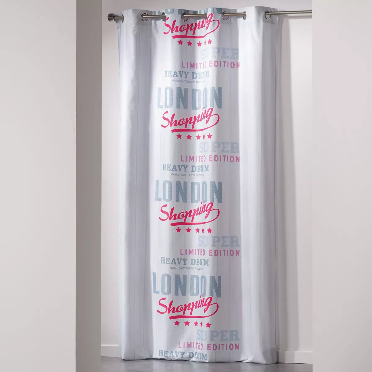 Tenda (140 x 240 cm) Girly London Bianco 2