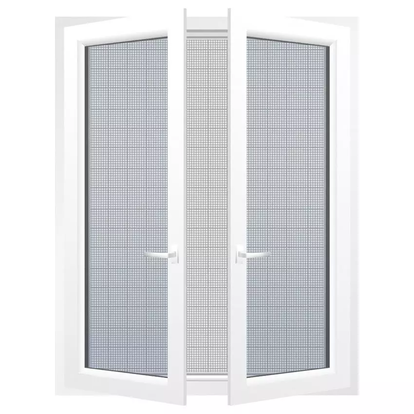 Zanzariera per finestra (250 x 250 cm) Bianco 1