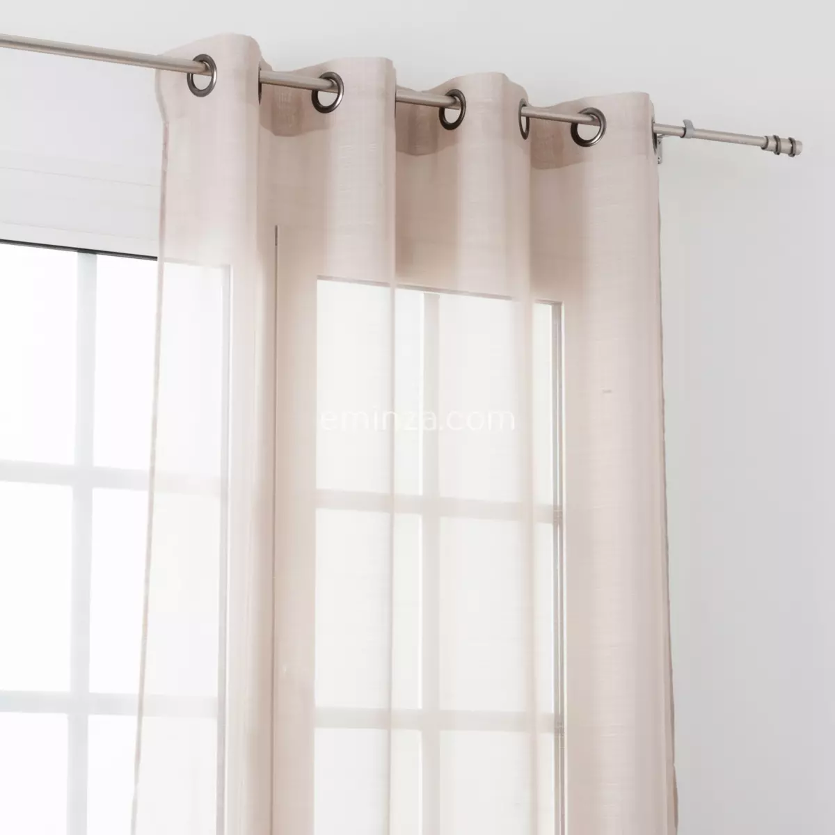 Voilage (145 x 240 cm) Givrée Sable 1