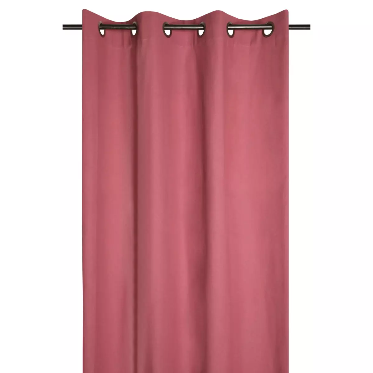 Rideau coton (135 x 240 cm) Duo Violet pourpre