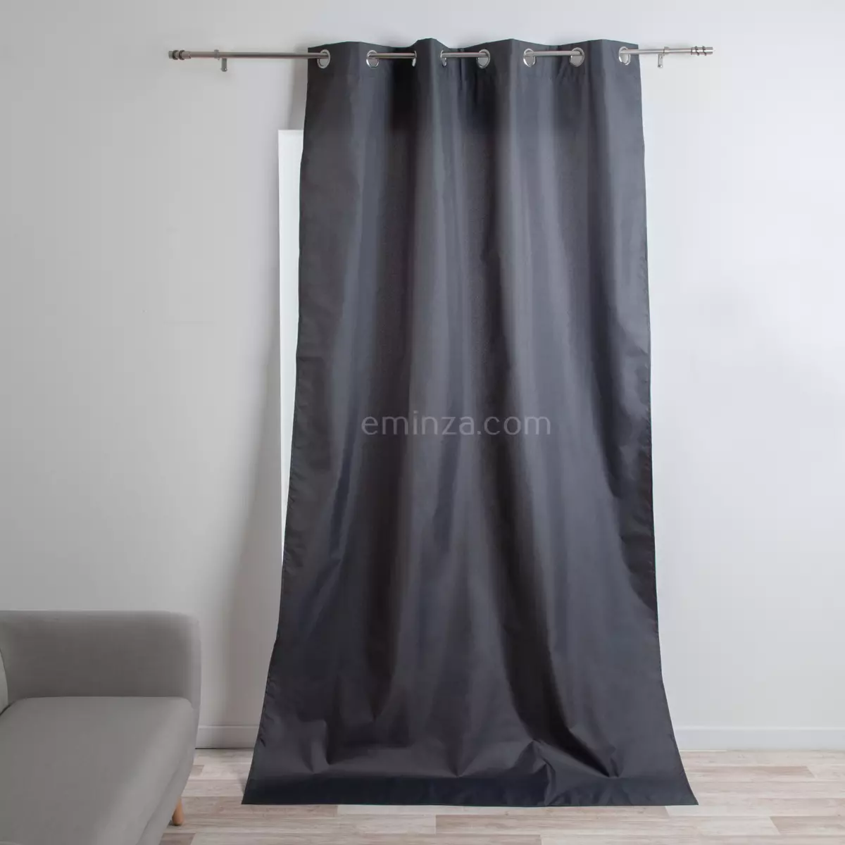 Rideau thermique (140 x 260 cm) Icemount Gris anthracite 1