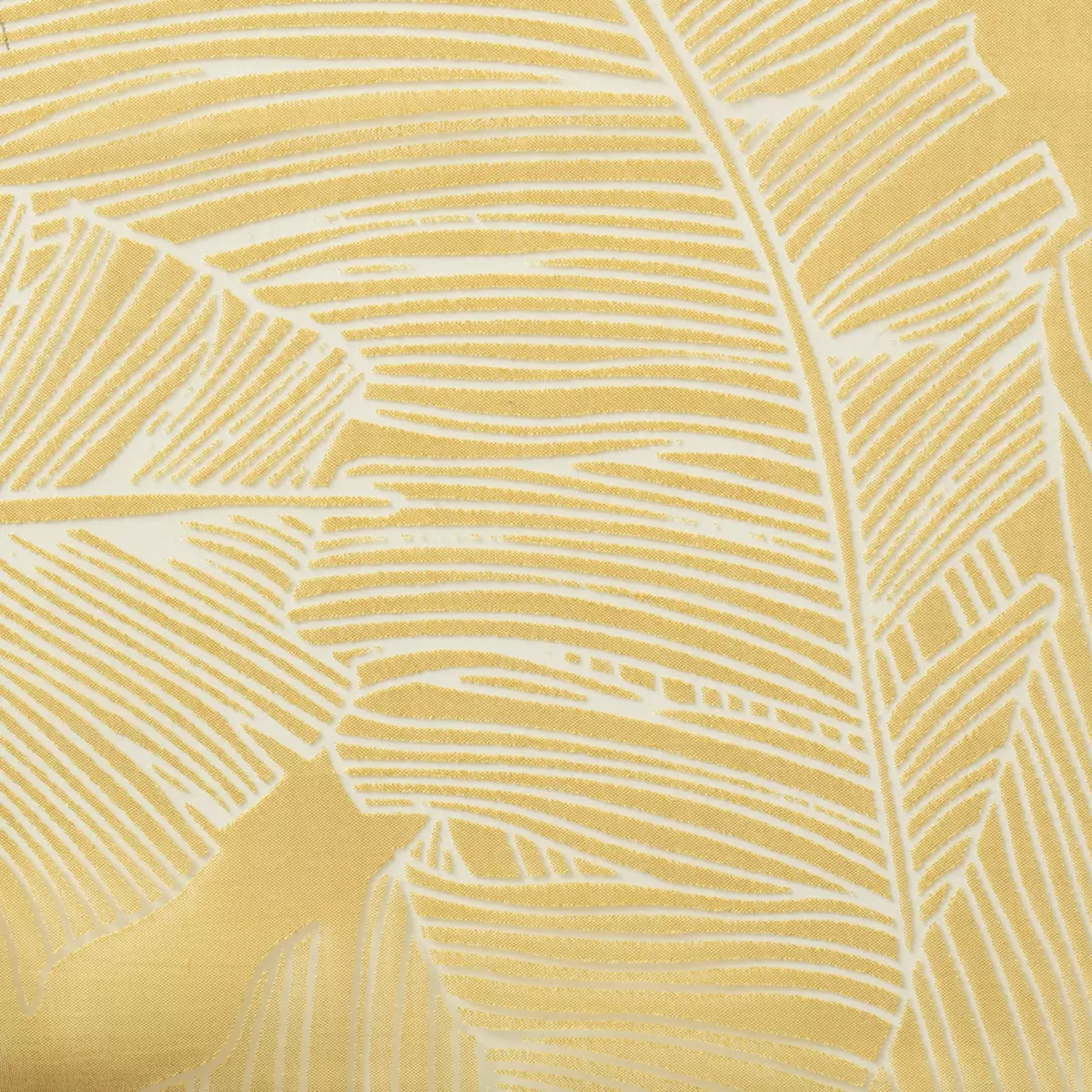 Tenda trasparente (140 x 240 cm) Feuilles Giallo ocra 3