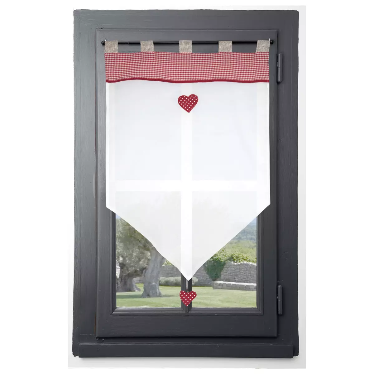 Voilage vitrage (45 x 60 cm) Marianne Blanc