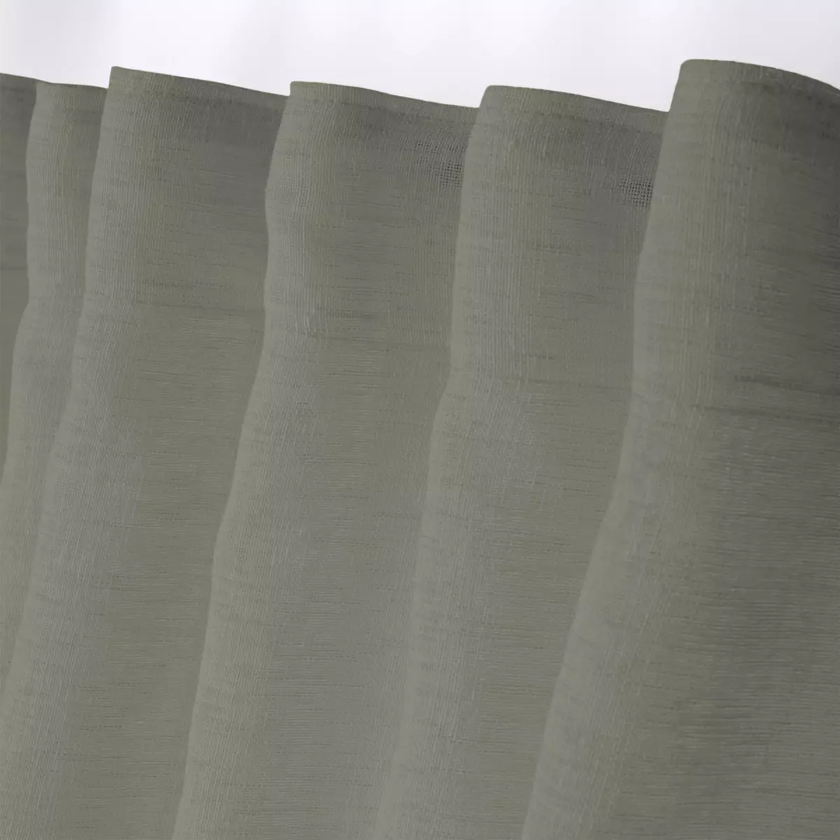 Visillo cinta fruncidora (140 x 260 cm) Madrid Verde kaki 2