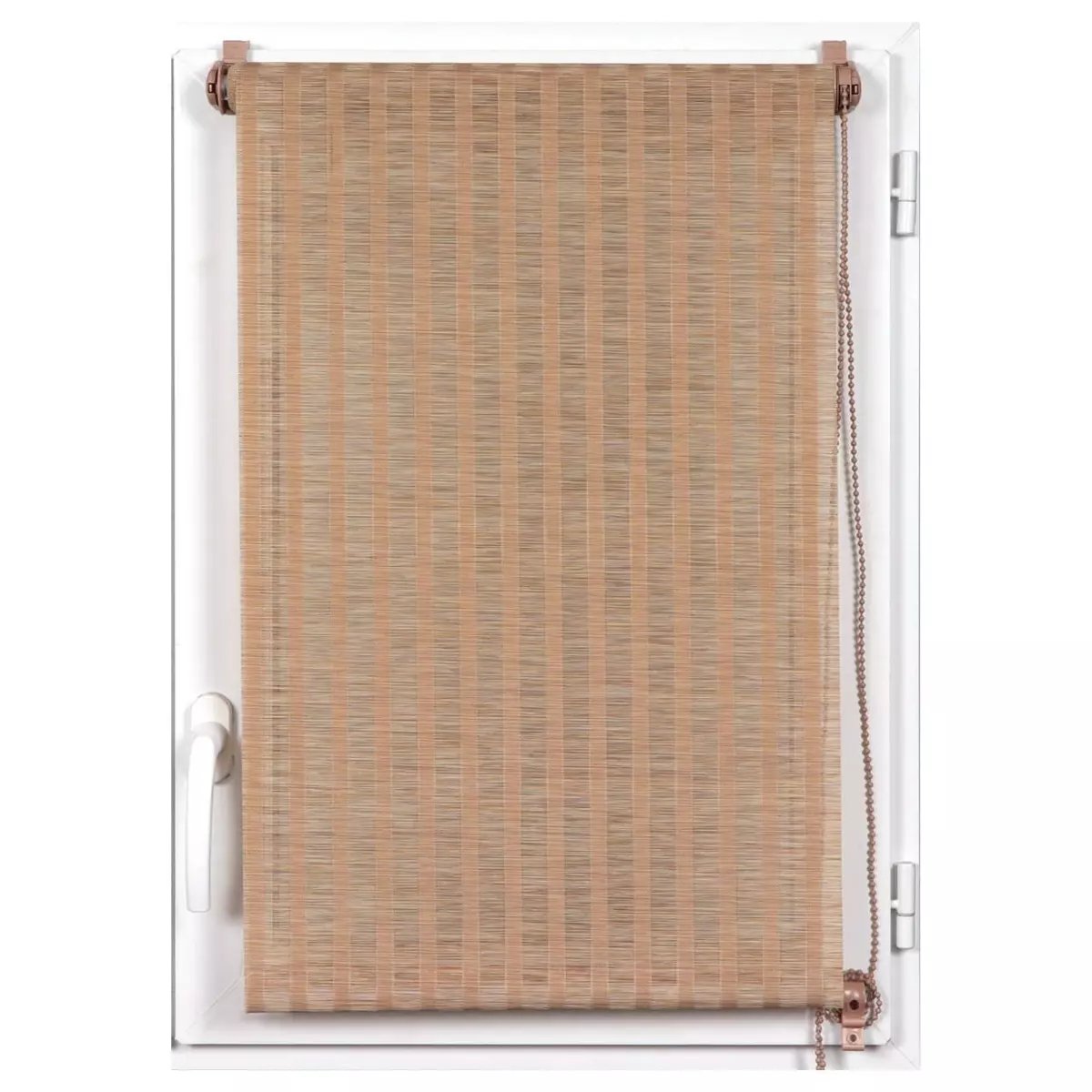Rollo (75 x H180 cm) Rayures Beige 1