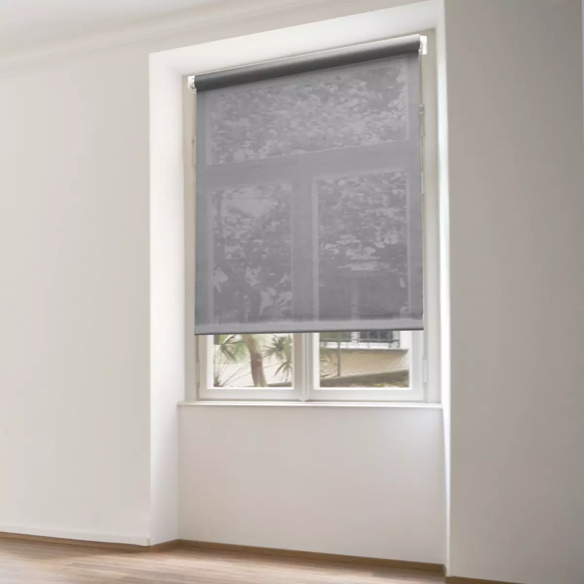 Store enrouleur tamisant (45 x 180 cm) Uni Gris 1