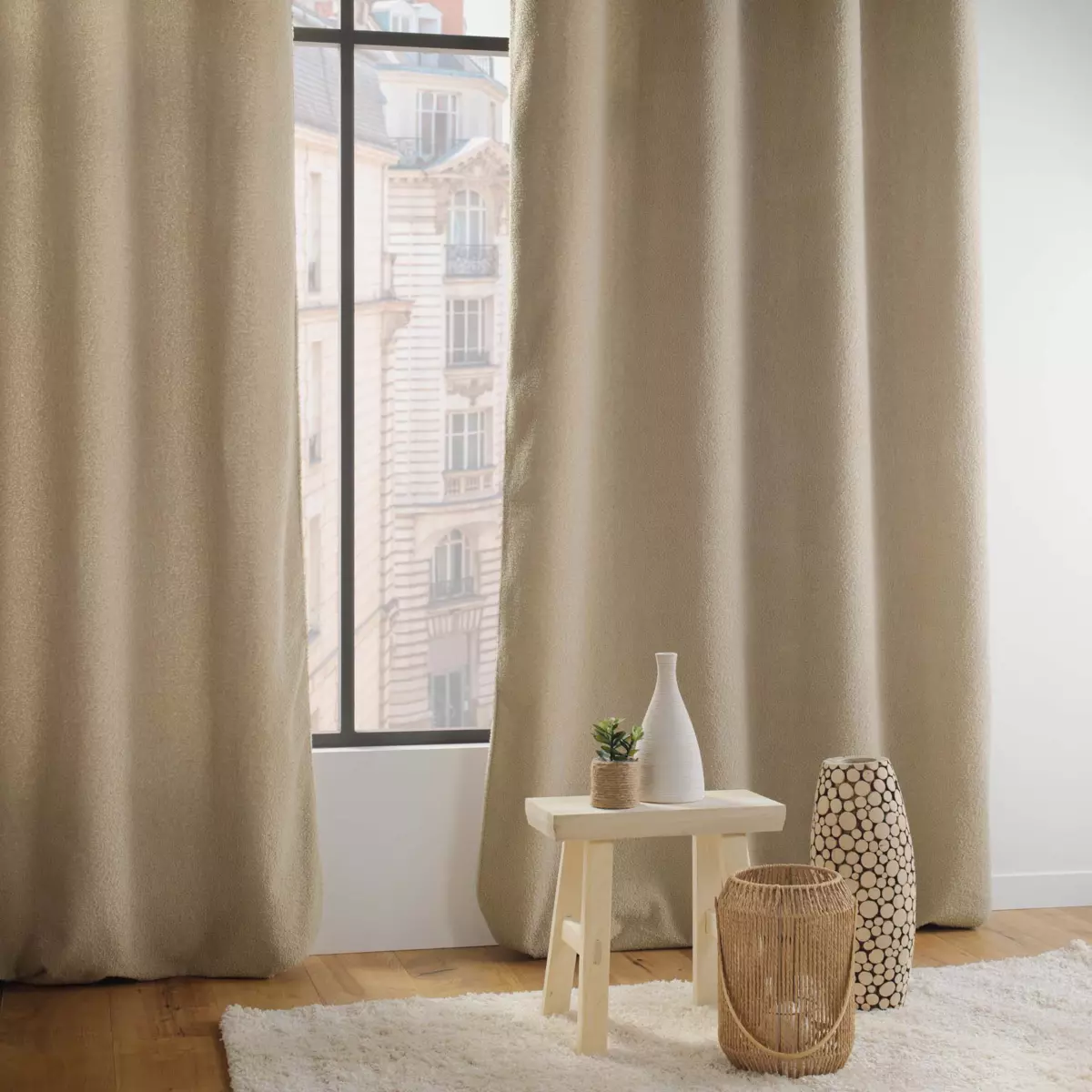 Tenda riccio (140 x 240 cm) Wooly Beige
