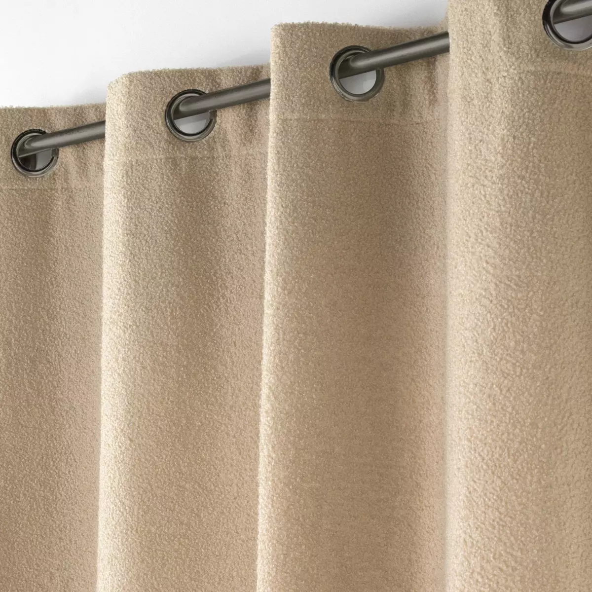 Rideau bouclette (140 x 240 cm) Wooly Beige