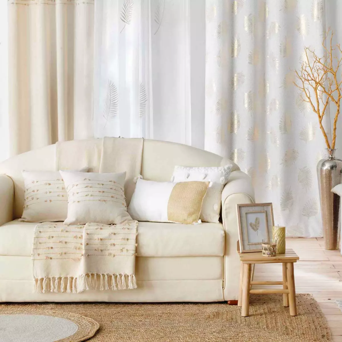 Manta cocooning (150 cm) Golden Sunset Crudo 3