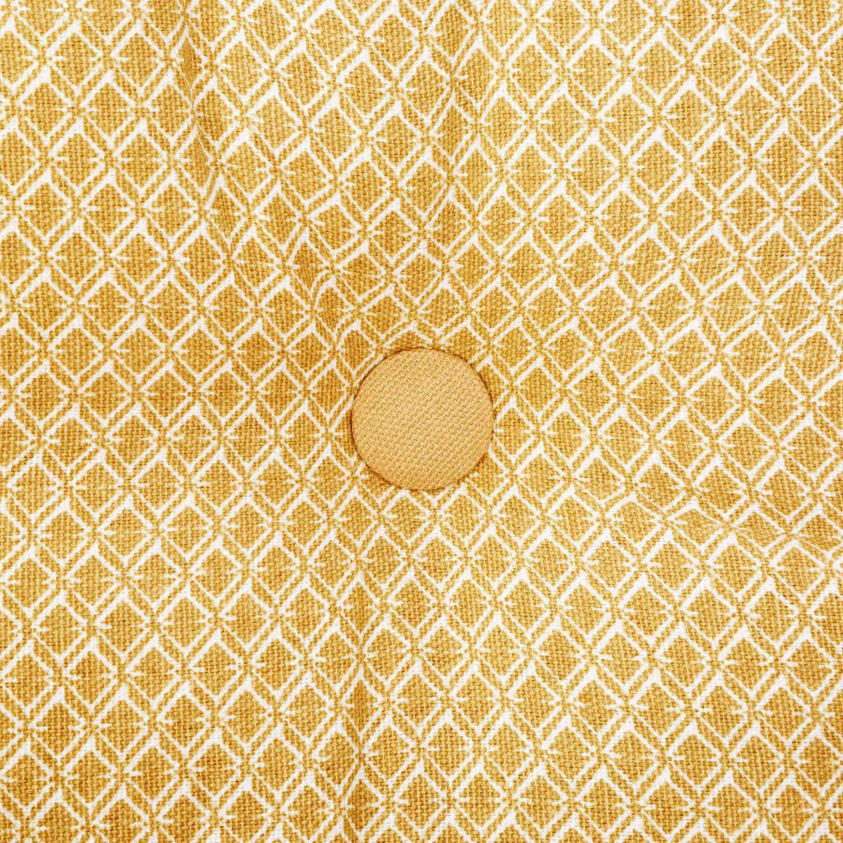 Coussin de sol carré (40 cm) Otto Jaune ocre 5