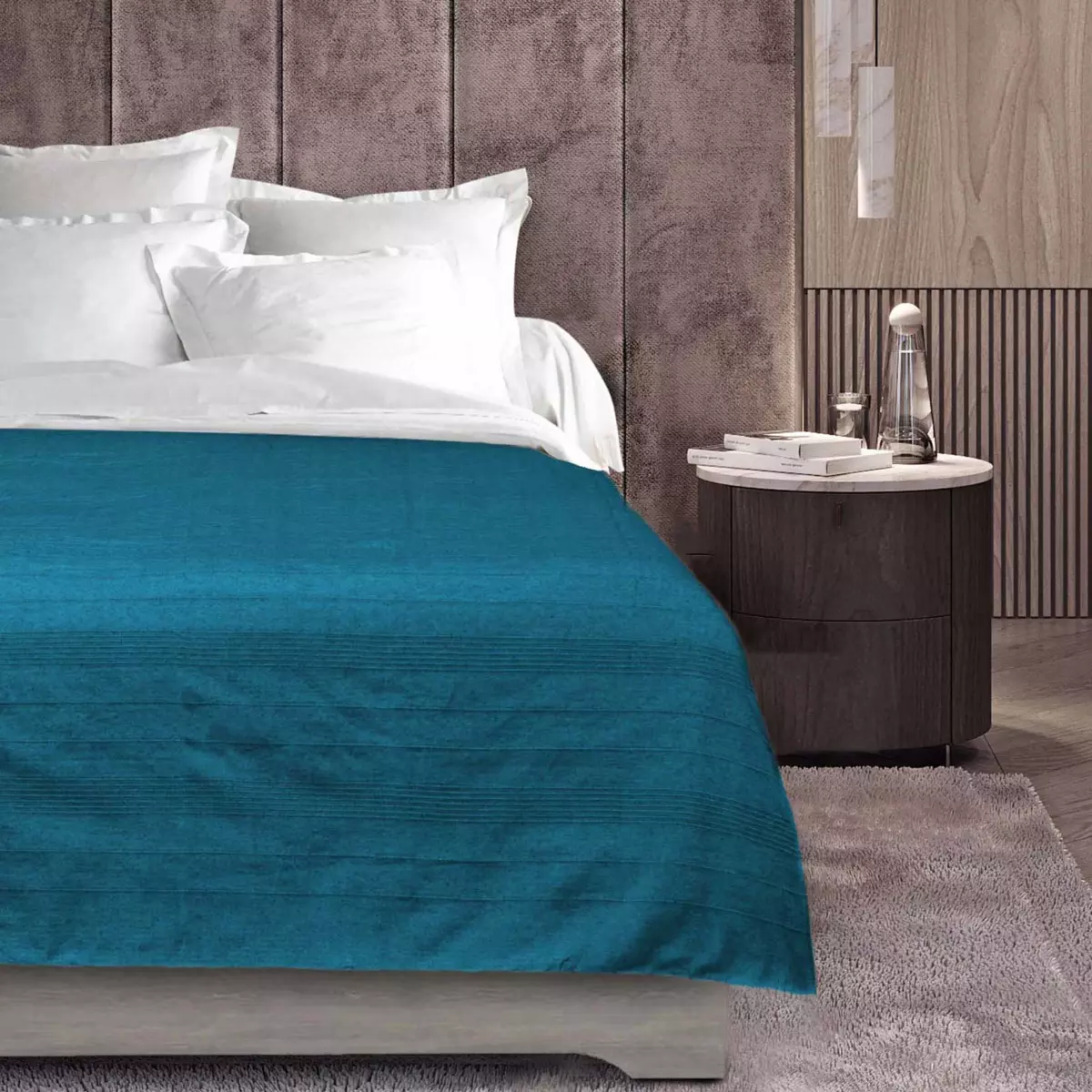 Manta (220 cm) Lucile Azul 2