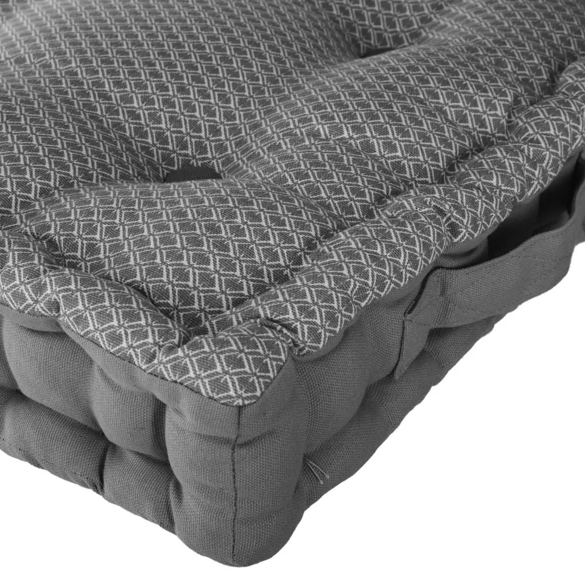 Cojín para el suelo (D40 cm) Otto Gris 3