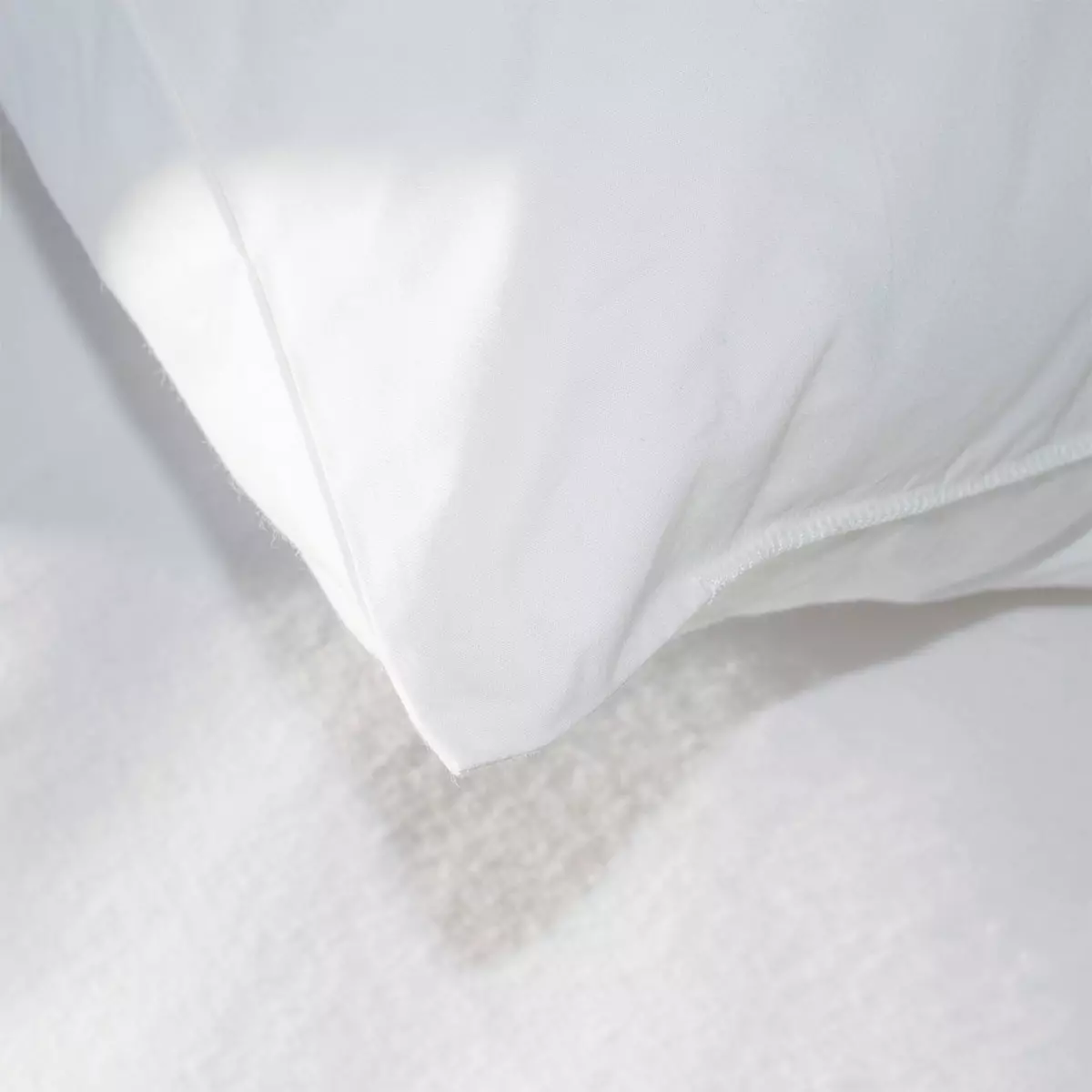 Oreillers rectangulaires - Lot de 2 - Moelleux Anti-acariens Blanc 2