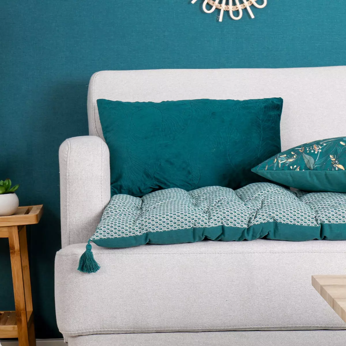 Matelas de sol (60 x 120 cm) Otto Bleu canard 2