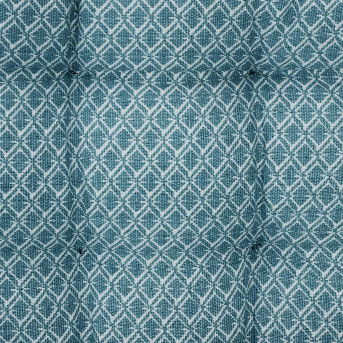 Coussin de chaise carré Otto Bleu canard 4