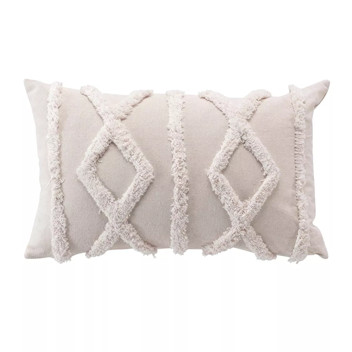 Cojín rectangular (50 cm) Safira Crudo 