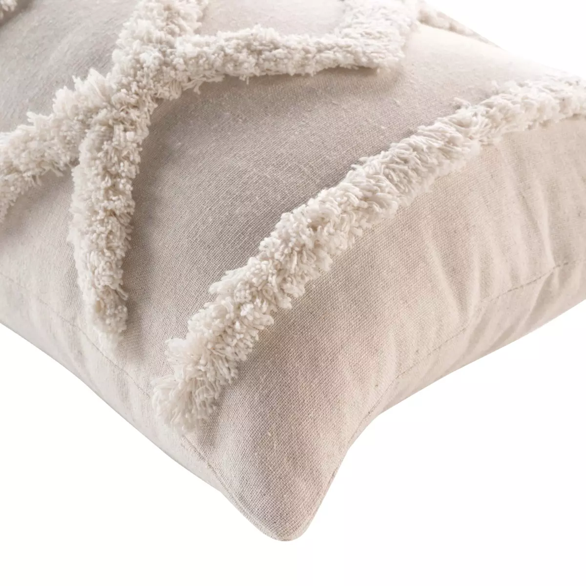 Cojín rectangular (50 cm) Safira Crudo 