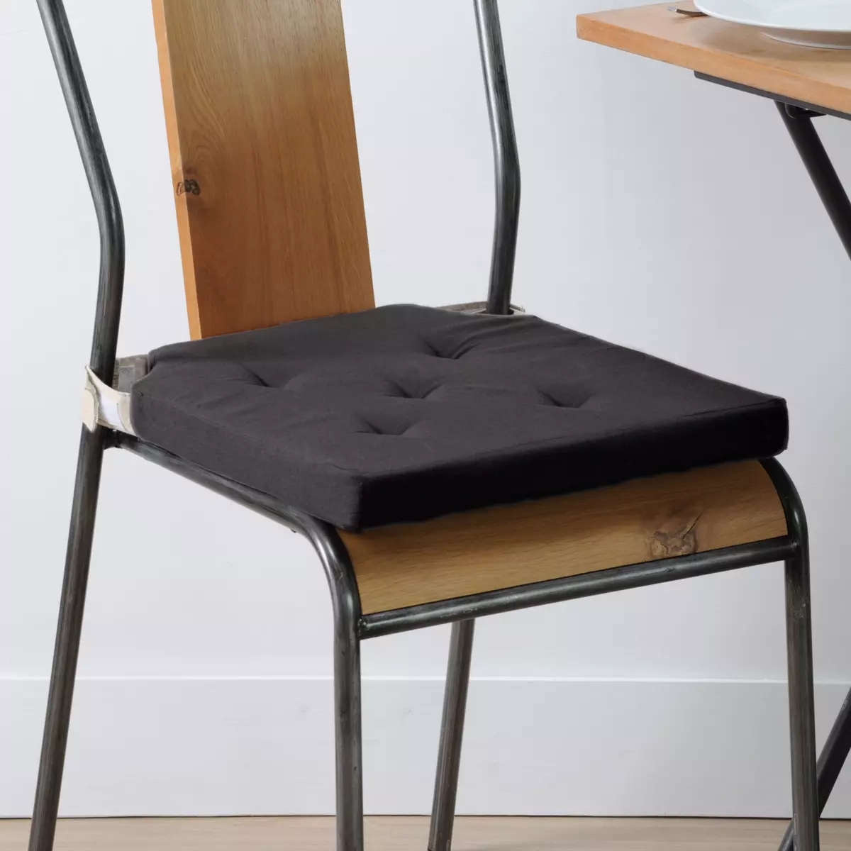 Cojín de silla scratch Duo Negro