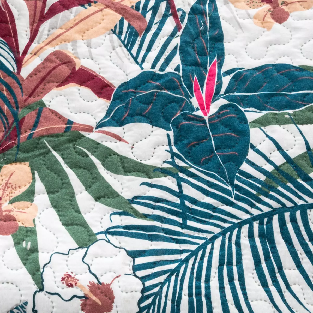 Boutis (240 x 220 cm) Jungle Multicolore 4