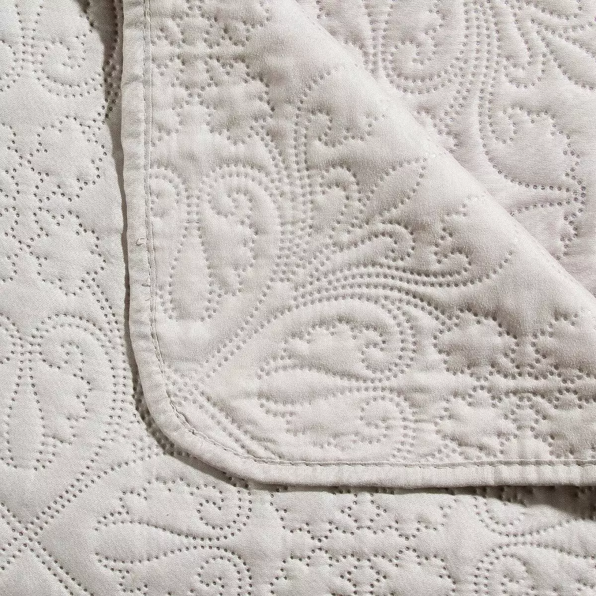 Tagesdecke & Kissenbezüge (240 x 260 cm) Arabeske Beige 4