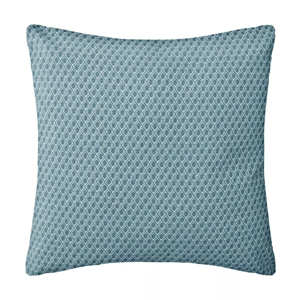 Coussin carré (38 cm) Otto Bleu canard 1